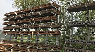 cantilever racking system, galvanized