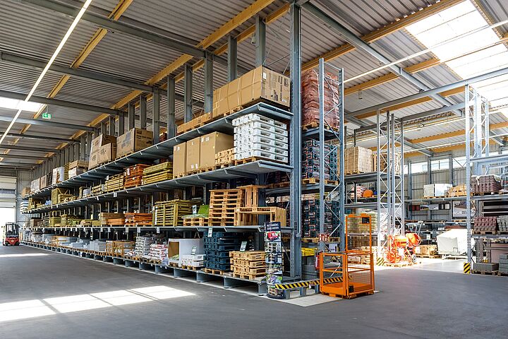 cantilever racking warehouse, rack-clad building