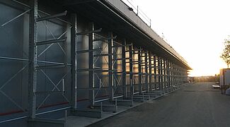 cantilever racking galvanized