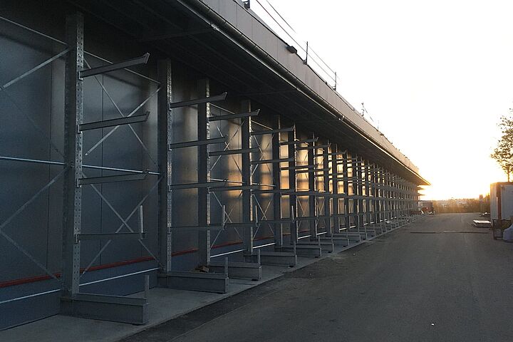 cantilever racking galvanized