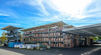 pallet racking with roof